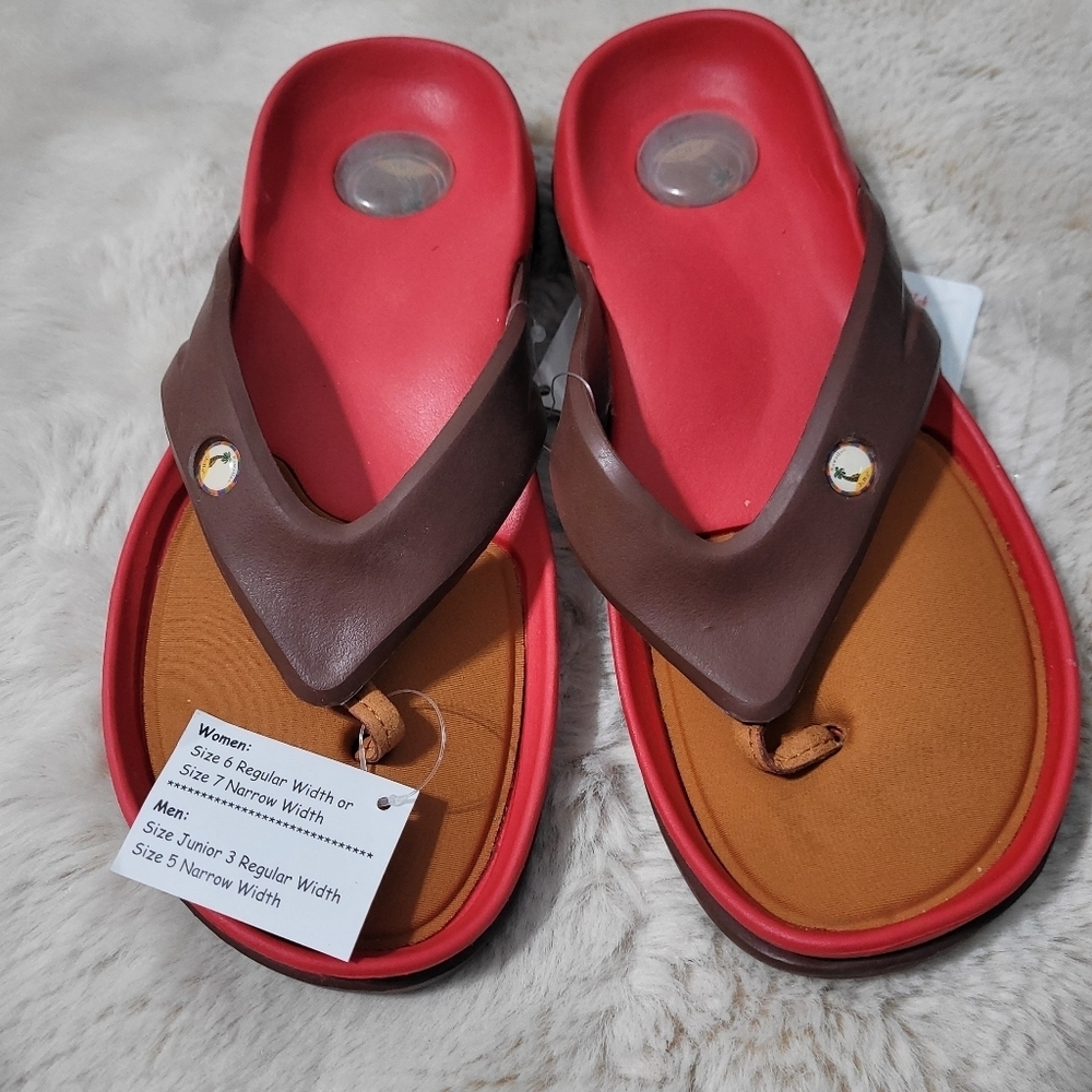Hawaiian Jellys Ultra Comfort Slide Flip Flops Sandal Sz 6